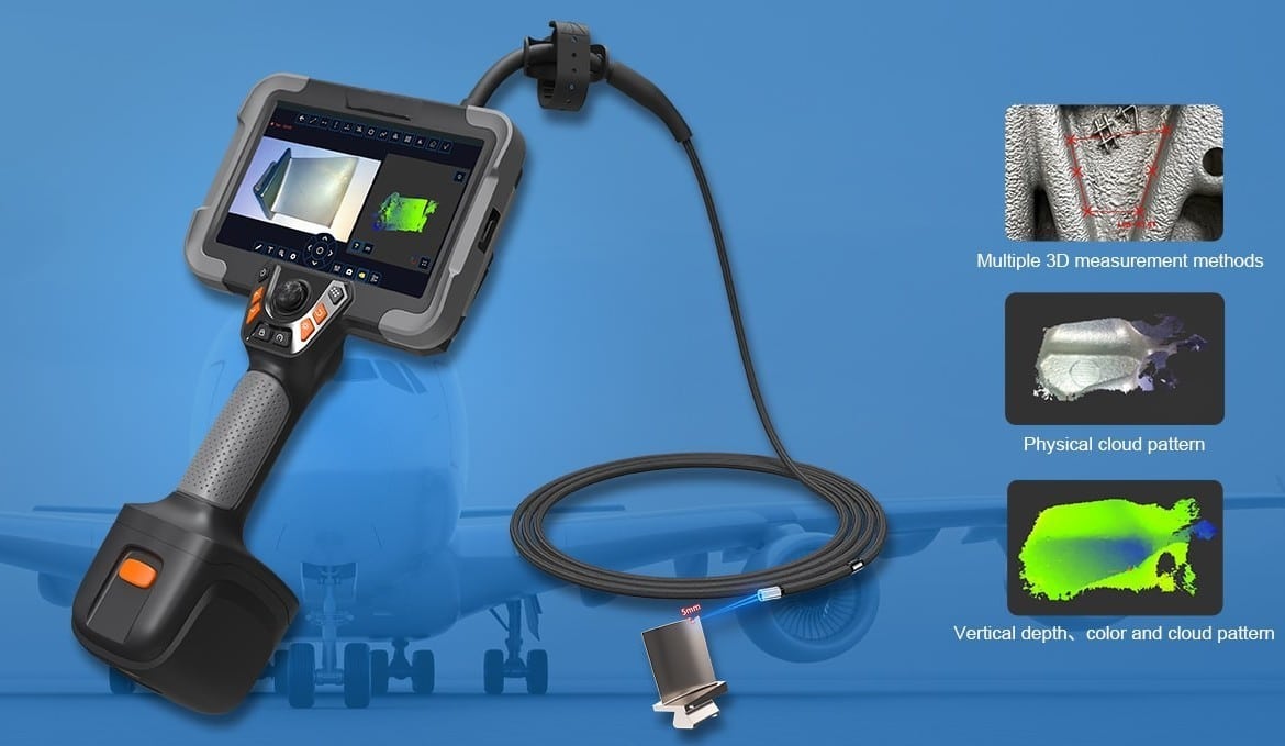 Videoendoscope 3D